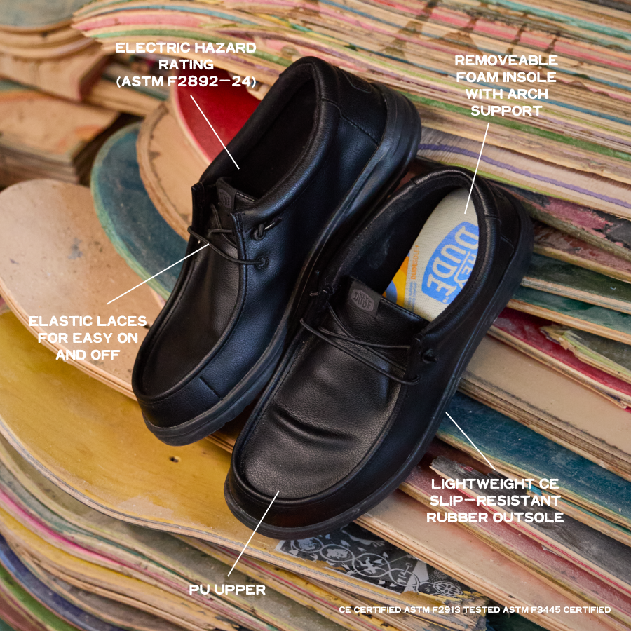 Alternative view of Wendy Work CE Classic Slip Resistant Wide - Black