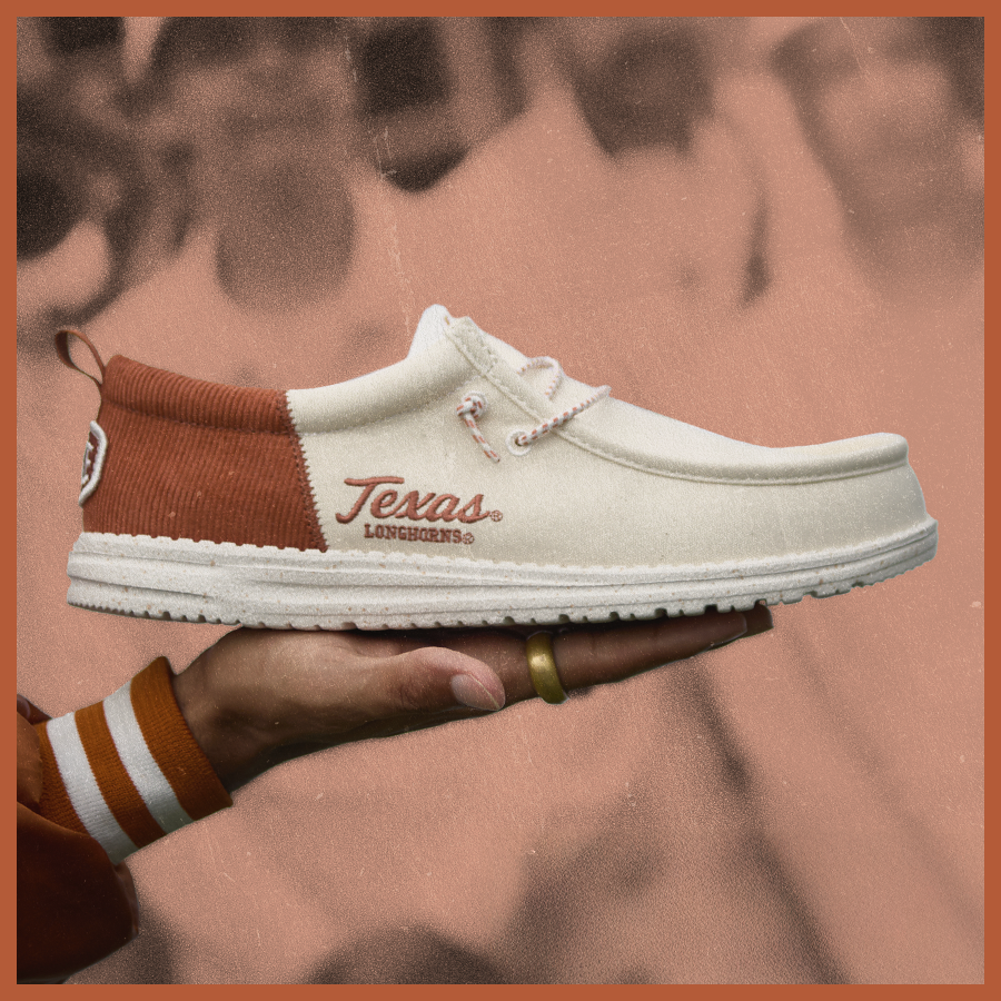 Alternative view of Wally Funk Texas Longhorns - Wheat/Burnt Orange