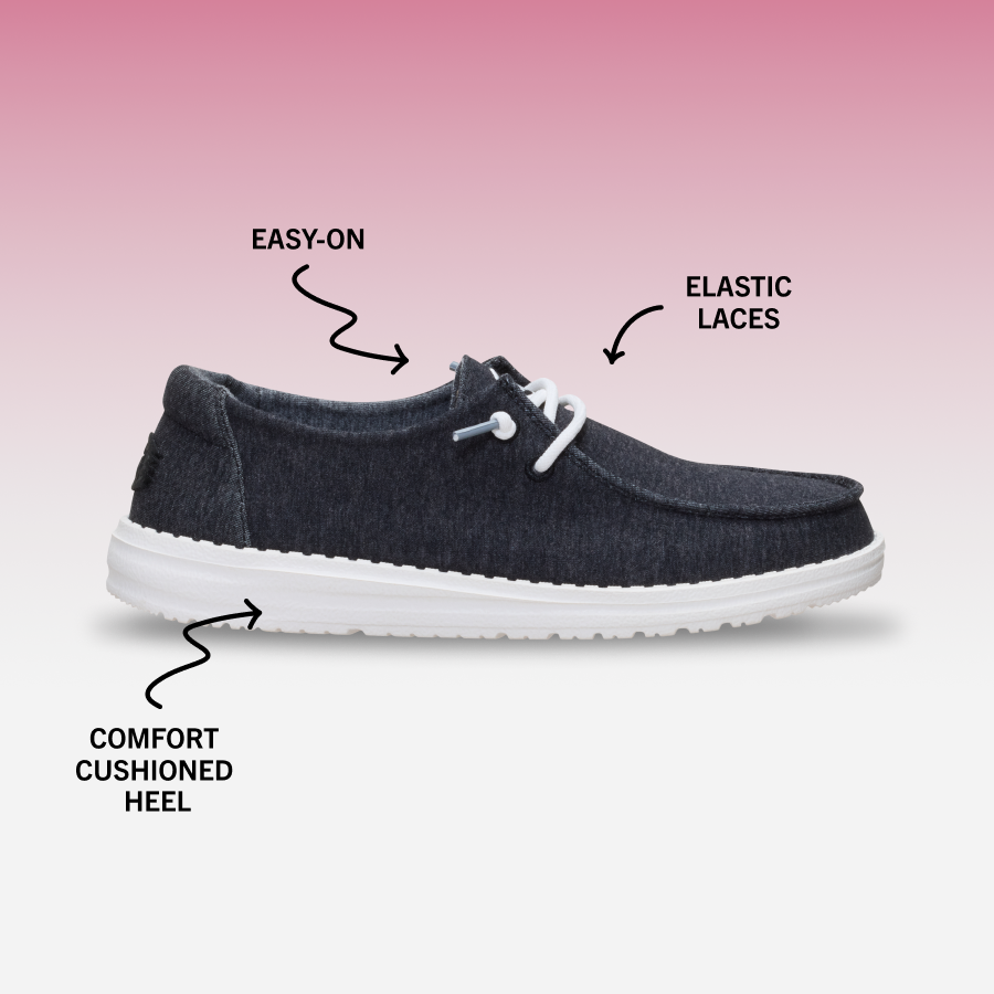 Alternative view of Wendy Stretch Jersey - Heather Black