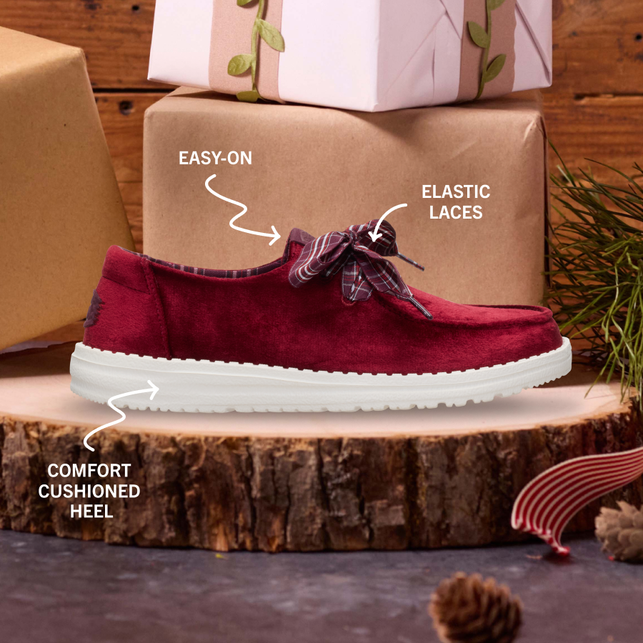 Alternative view of Wendy Holiday Bow - Burgundy