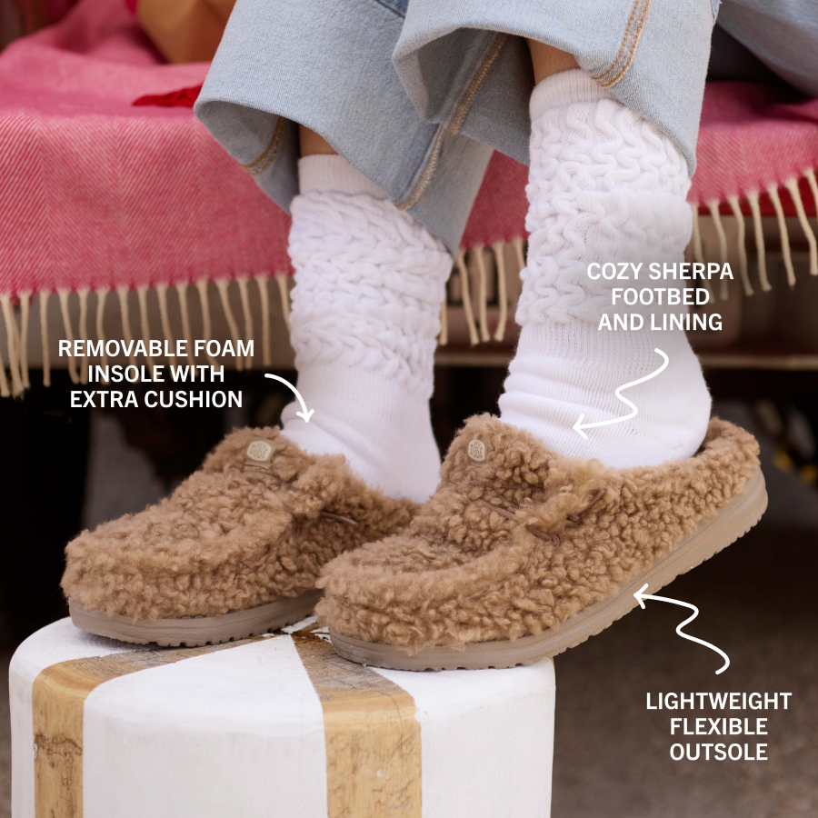 Alternative view of Wendy Slipper - Cozy Timber Wolf