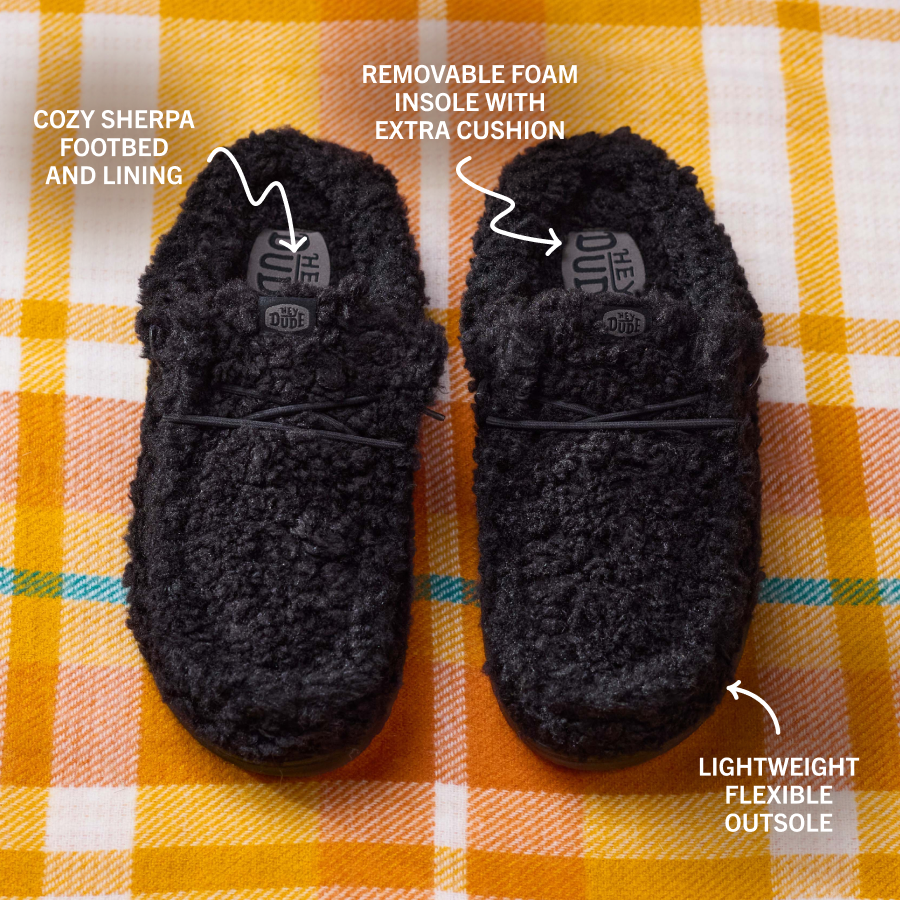 Wendy Slipper - Cozy Black/Black - Image 7