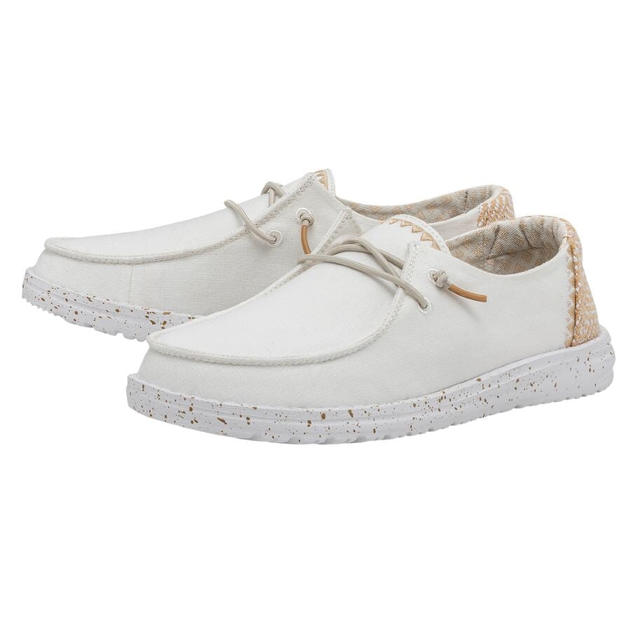 Alternative view of Wendy Chambray Woven - White Sand