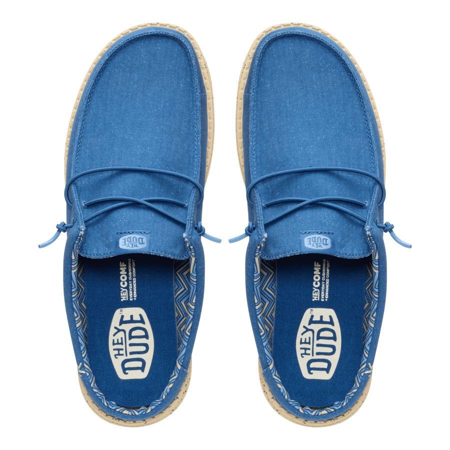 Wally Slip Stretch Canvas - Ensign Blue/Boulder Tan - Image 6