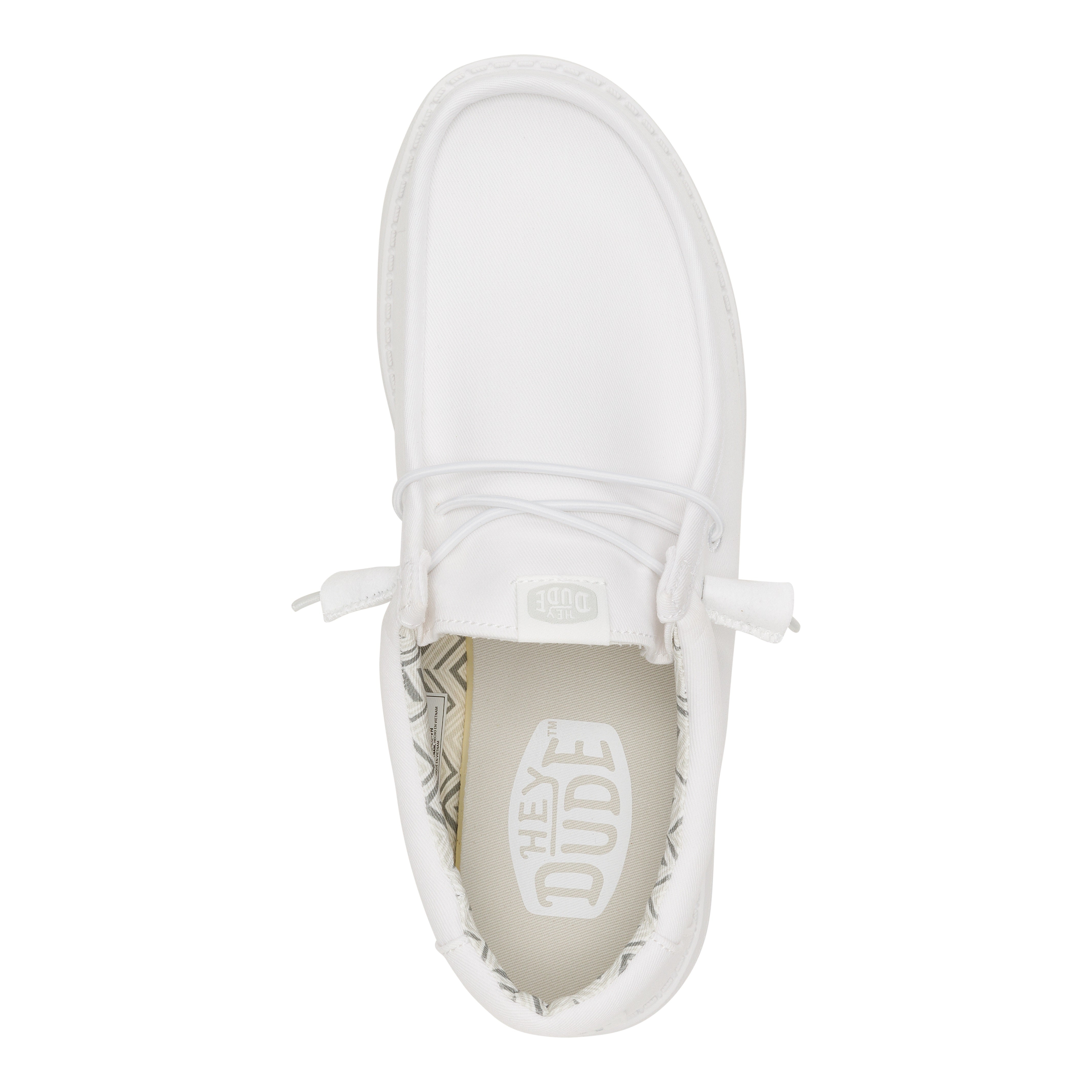 Wally Stretch Canvas Wide - White/White - Image 6