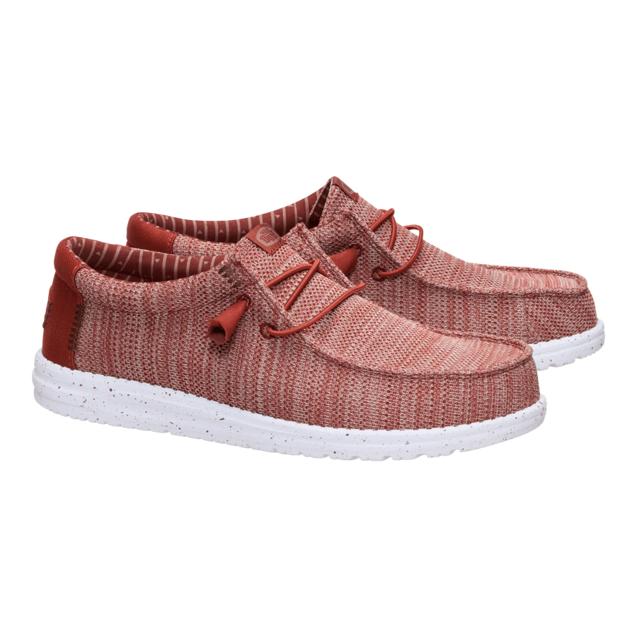 Alternative view of Wally Stretch Sox - Burnt Red/Multi