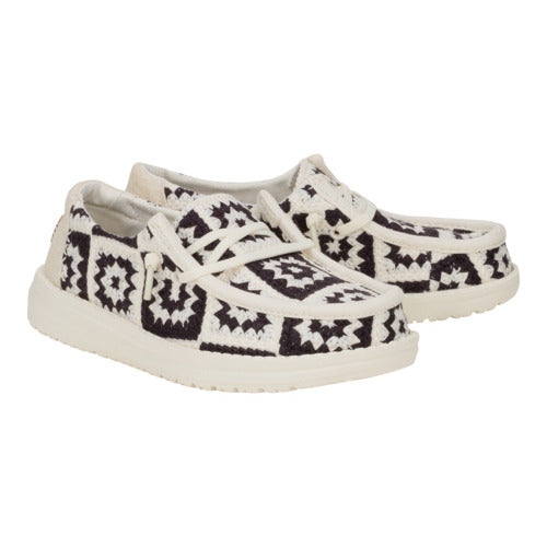 Alternative view of Wendy Youth Cottage Crochet - Black/Multi