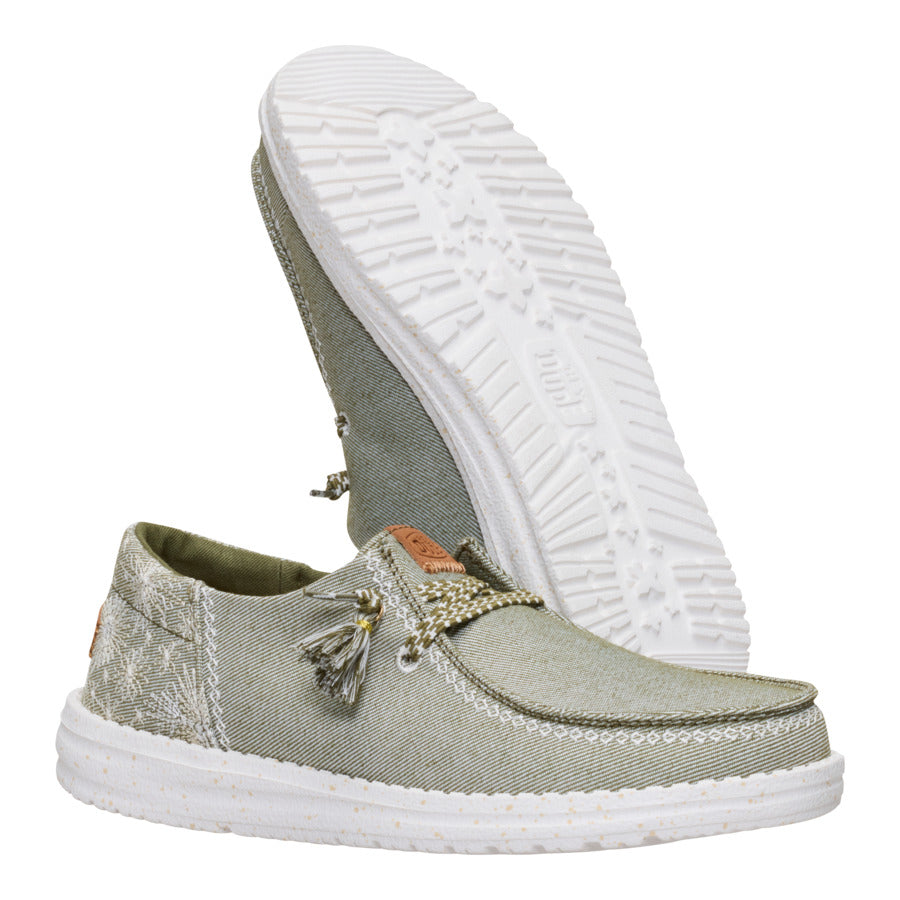 Wendy Funk Embroidered Floral - Olive - Image 3