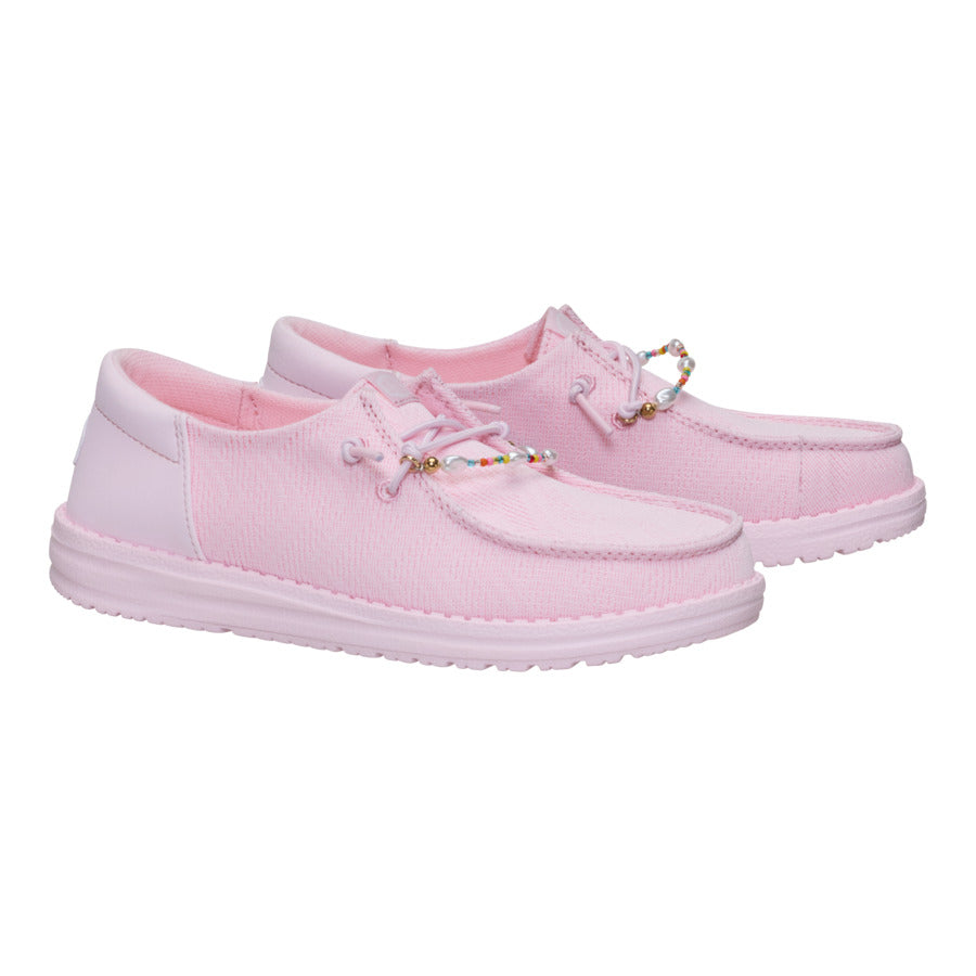Alternative view of Wendy Funk Mesh Shoelry - Light Pink
