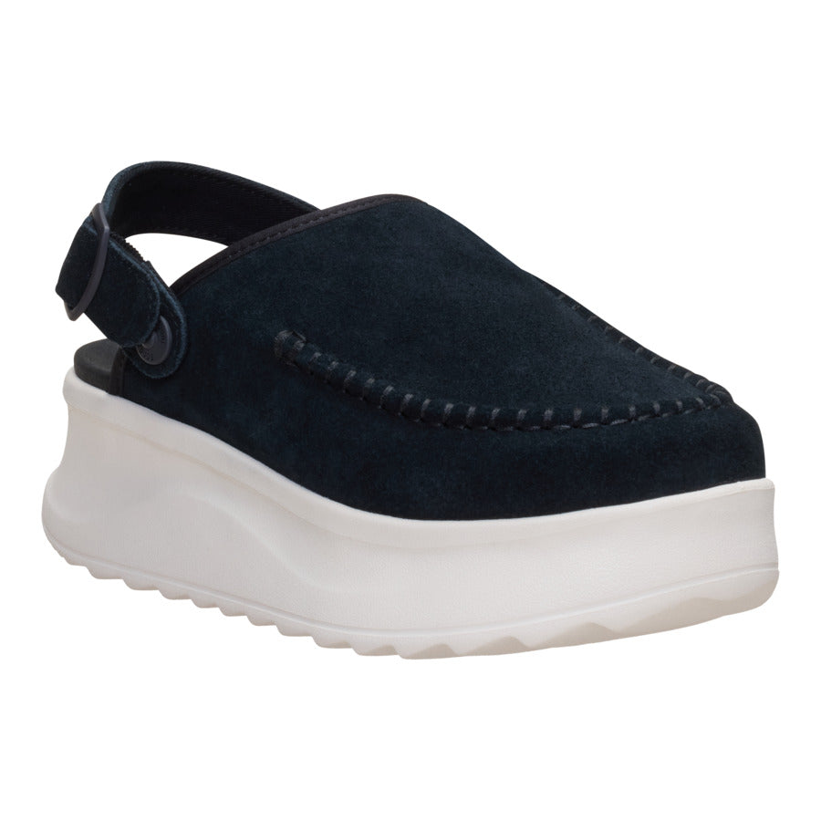 Delray Clog Suede - Black/Egret - Image 7