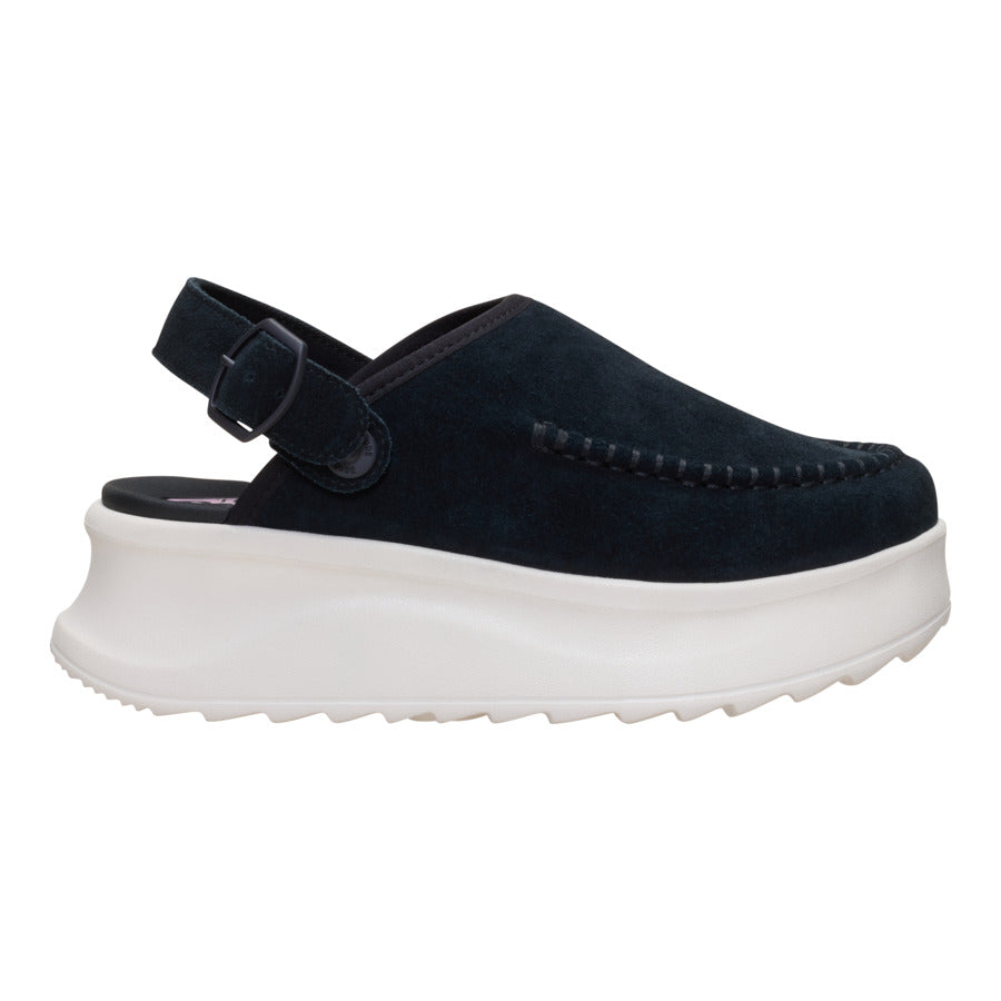 Delray Clog Suede - Black/Egret - Image 8