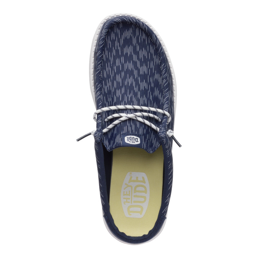 Wally Slip Jersey Jacquard - Navy Blazer/White - Image 6