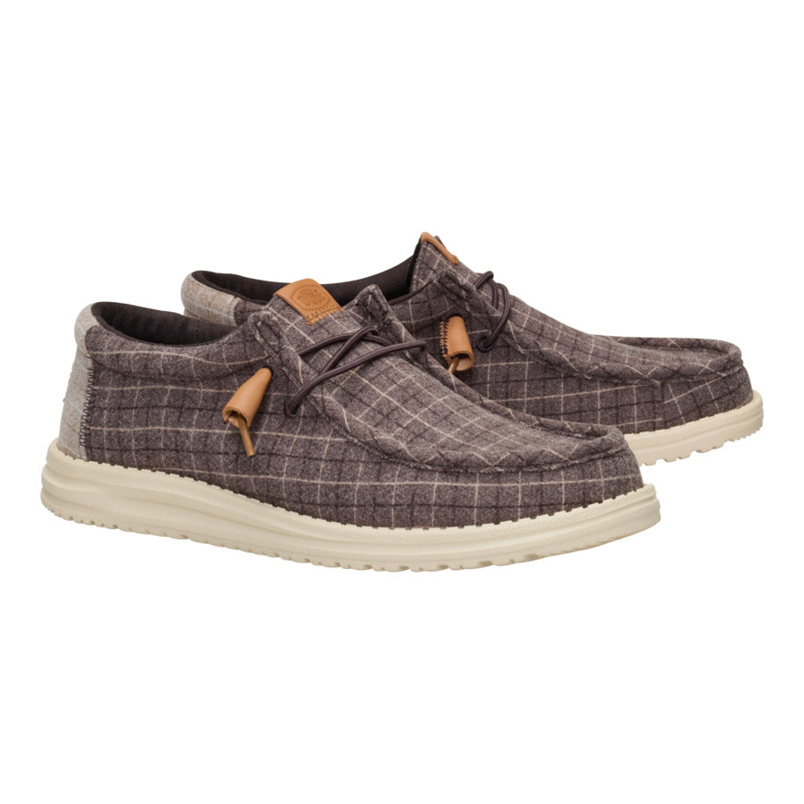Alternative view of Wally Plaid Corduroy - Mole Brown/Multi