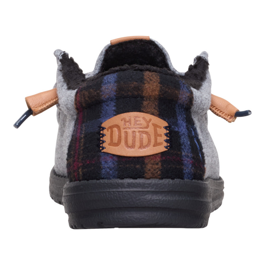 Alternative view of Wally Cozy Plaid - Smoke Grey/Multi