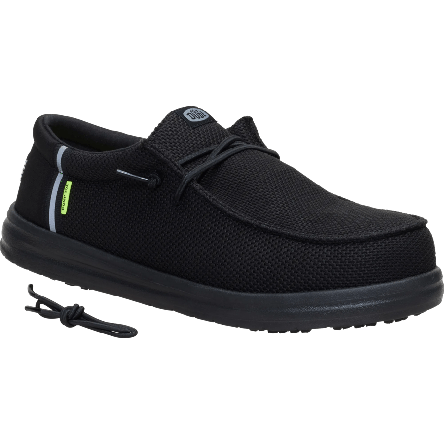 Wally Work Comp Toe - Black/Black - Image 3