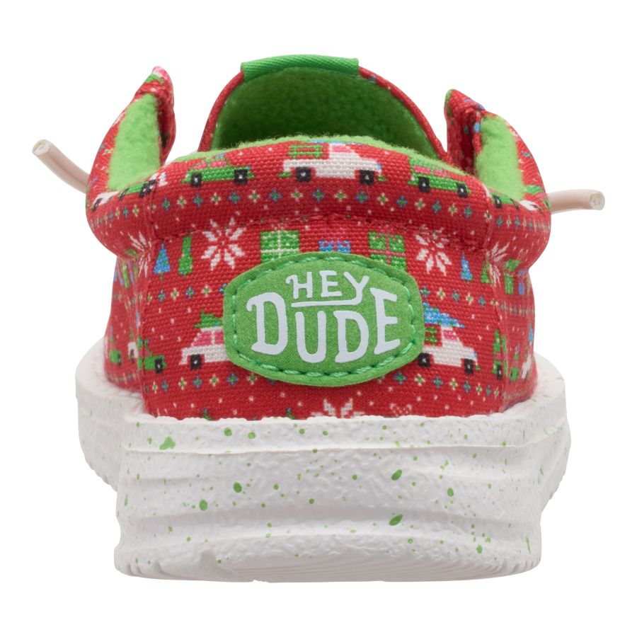 Wally Toddler Holiday Sweater - Red/Green - Image 6