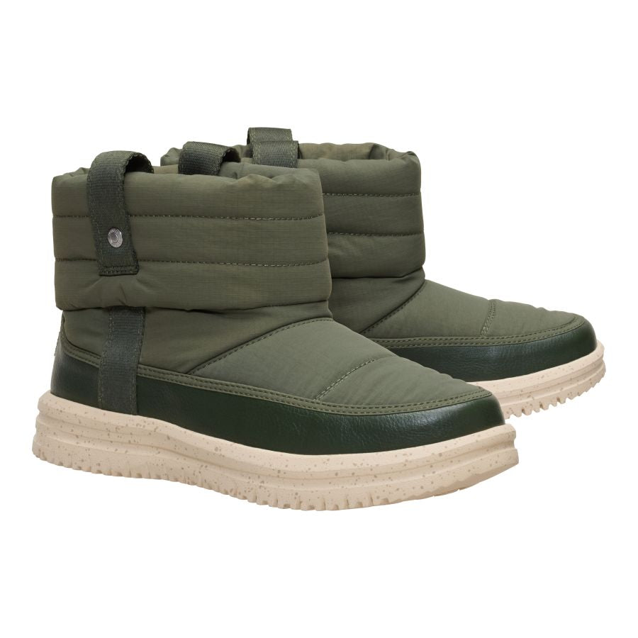 Alternative view of Camden Cuff Nylon Quilt - Dark Olive