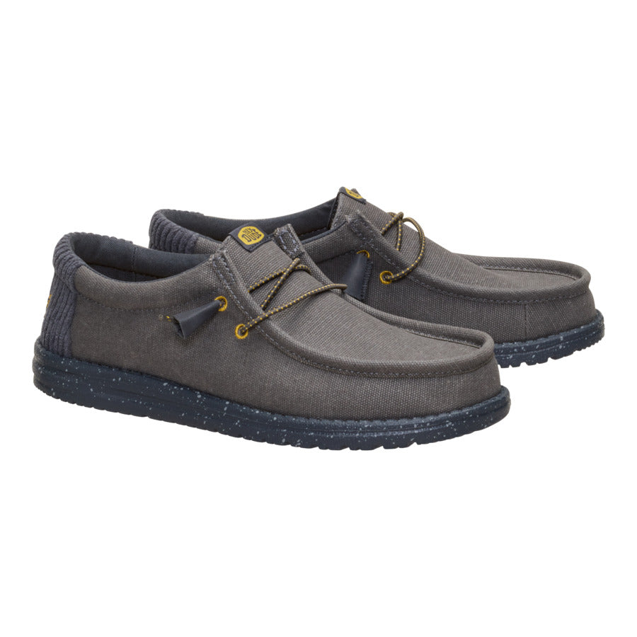 Alternative view of Wally Waxed Casual - Dark Grey