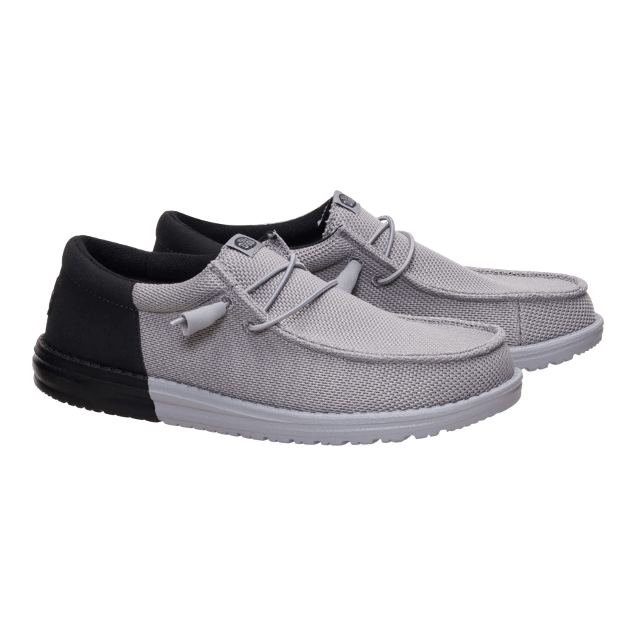 Alternative view of Wally Funk Mesh Split - Flannel Grey/Black