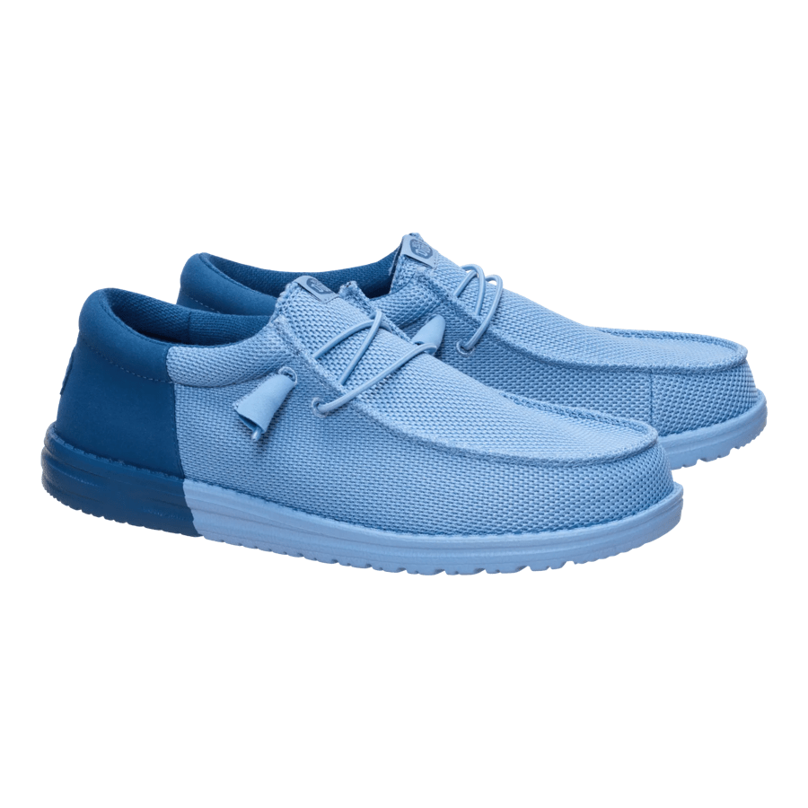 Alternative view of Wally Funk Mesh Split - Faded Denim/Ensign Blue
