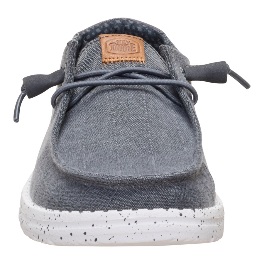 Wendy Chambray Grid - Charcoal - Image 4