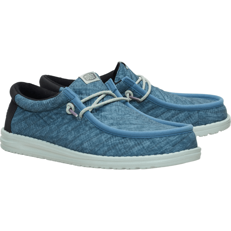 Alternative view of Wally Washed Quilt - Stormy Blue/Multi