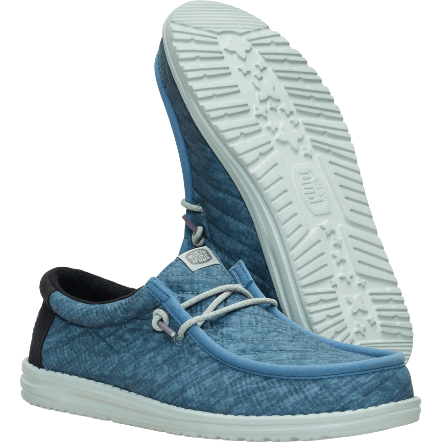 Wally Washed Quilt - Stormy Blue/Multi - Image 3