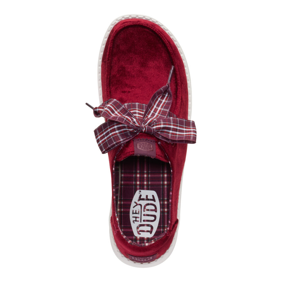 Wendy Holiday Bow - Burgundy - Image 7