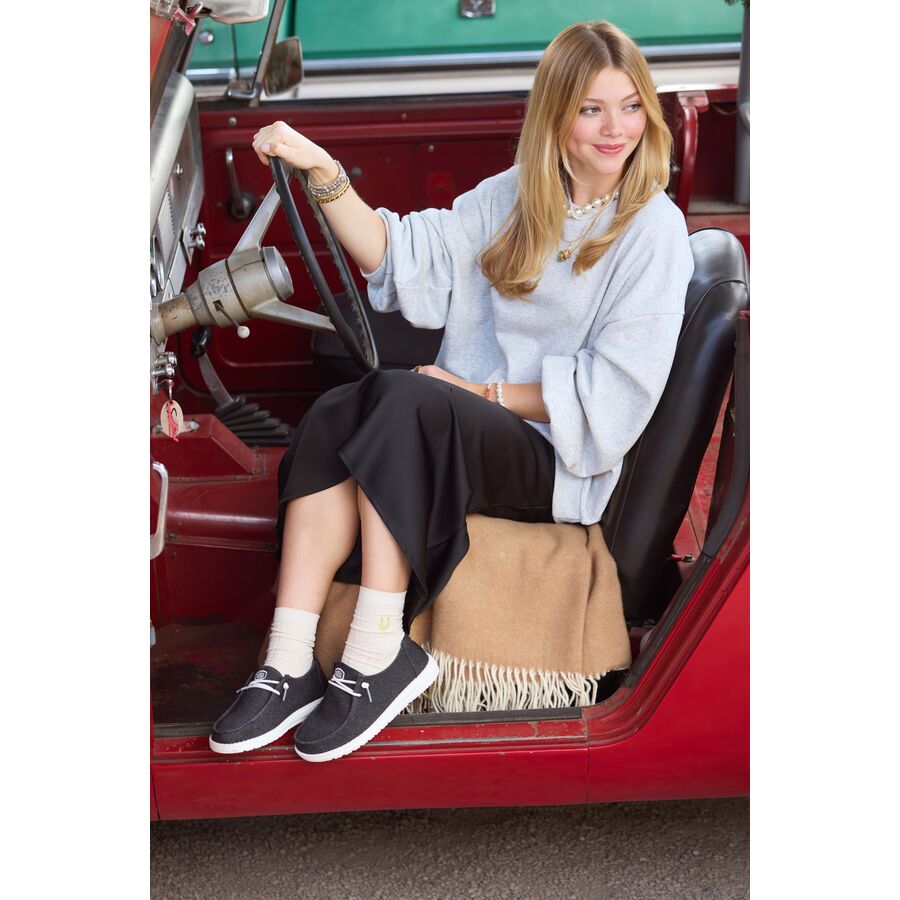 Wendy Stretch Jersey - Heather Black - Image 5