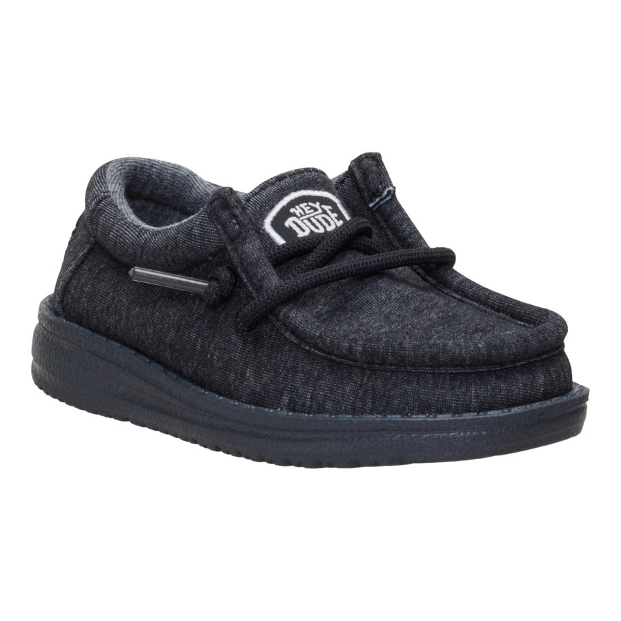 Wally Toddler Stretch Jersey - Heather Black - Image 8