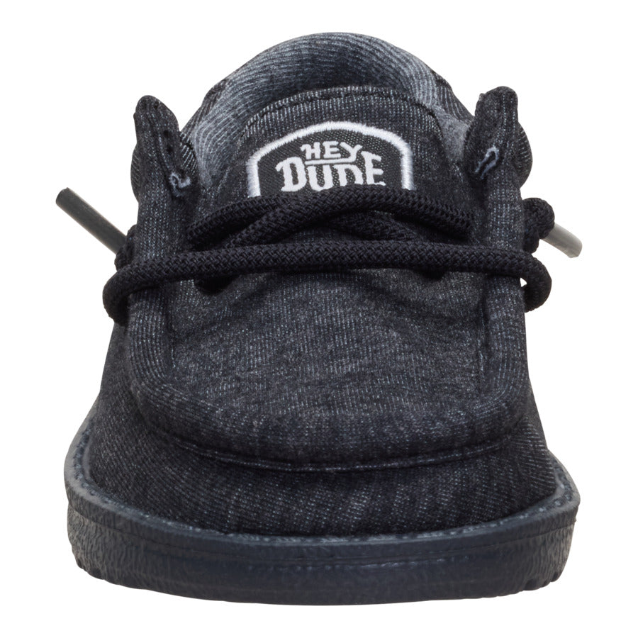 Wally Toddler Stretch Jersey - Heather Black - Image 5