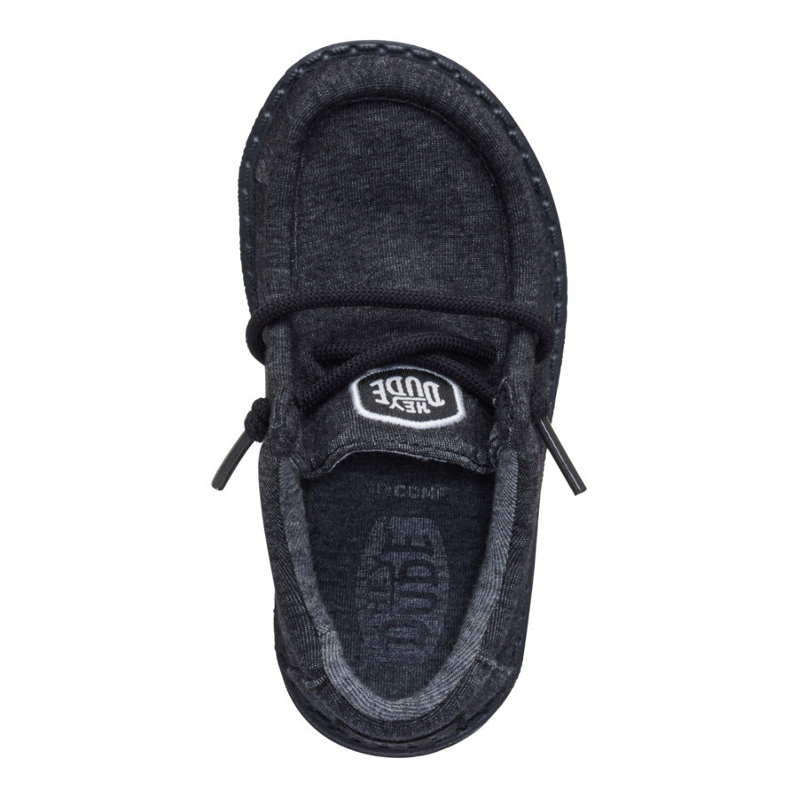 Wally Toddler Stretch Jersey - Heather Black - Image 7