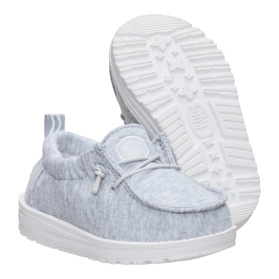 LilDude Slip On Stretch Jersey - Light Grey - Image 3