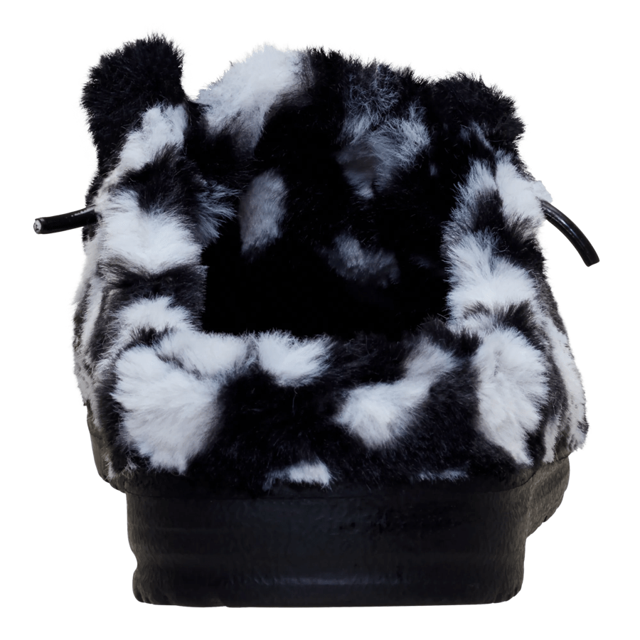 Wendy Slipper Hearts - Black/White - Image 6