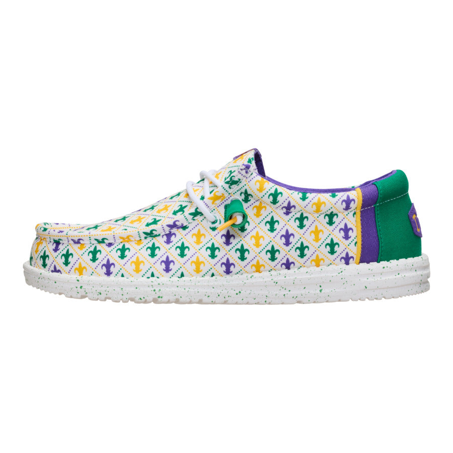 Wally Mardi Gras - White/Multi
