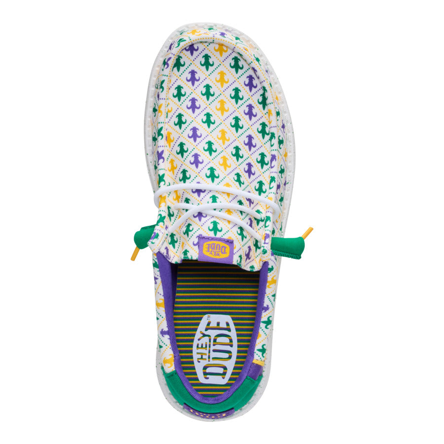 Wally Mardi Gras - White/Multi - Image 6