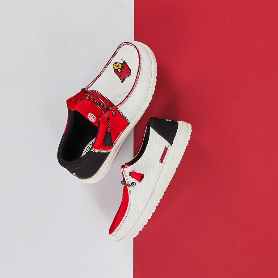 Alternative view of Men's Wally Tri Louisville Cardinals - Louisville Red/Black