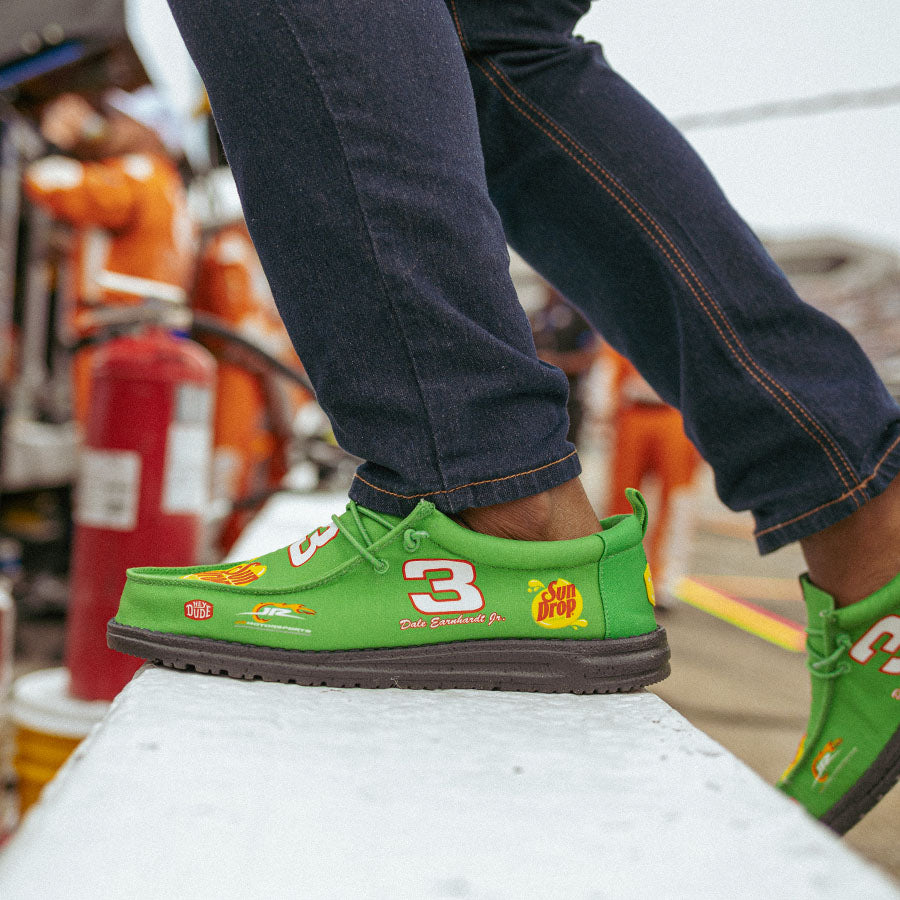 Alternative view of Wally NASCAR Dale Earnhardt JR. - Green/Multi