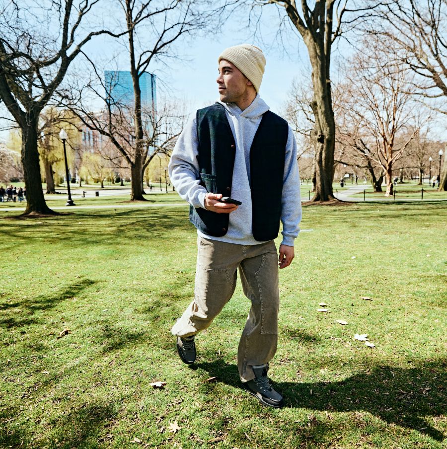 Alternative view of Bradley Classic Tumbled - Granite Grey/Multi